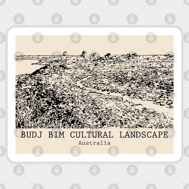 Budj Bim Cultural Landscape - Australia Sticker by Lakeric